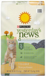 Purina Yesterday’s News Unscented Paper Cat Litter